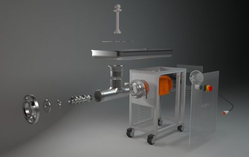 چرخ گوشت ایستاده چگا مدل C100 - تصویر 7